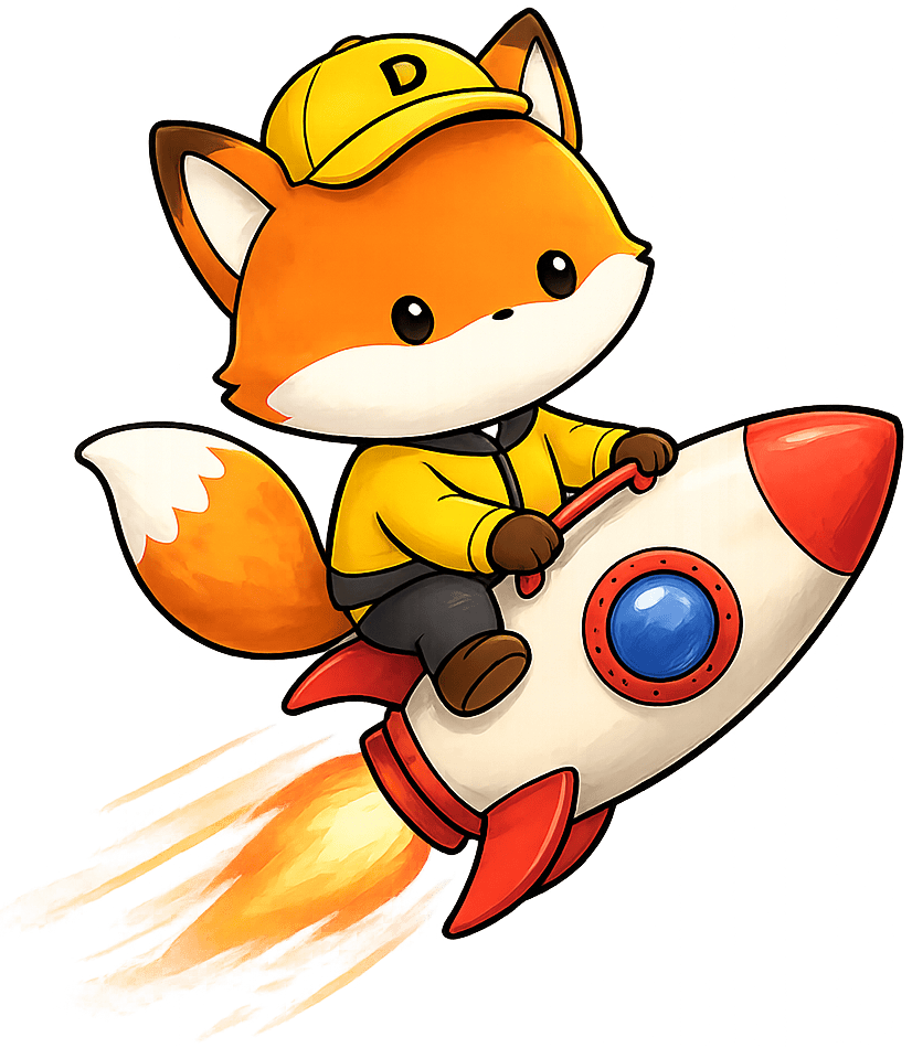 driver.js mascot riding a rocket